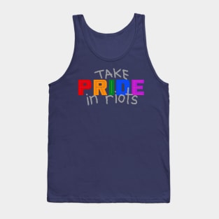 Take Pride in Riots - Pride Month June 2020 Tank Top